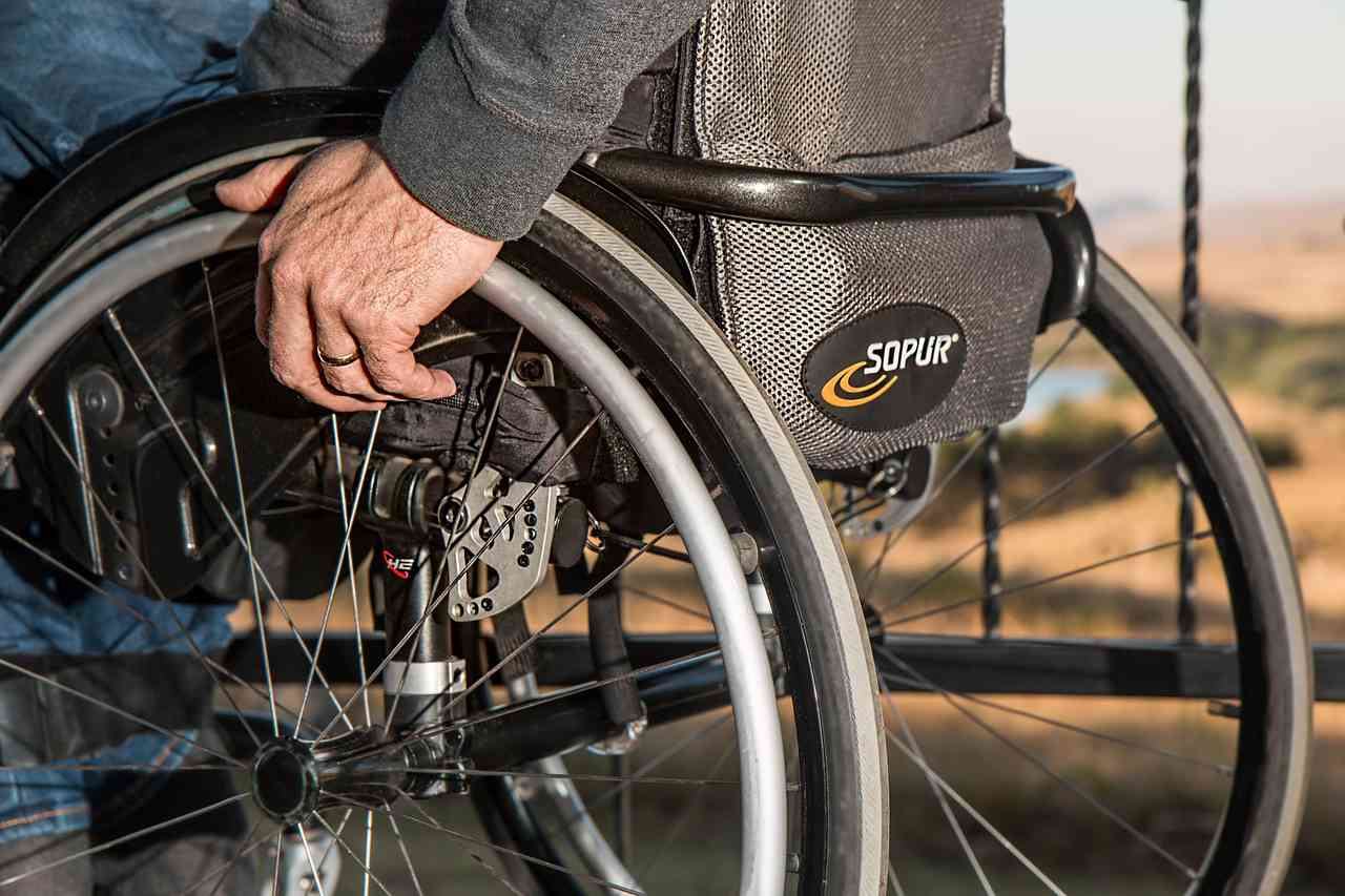 Person in a wheelchair